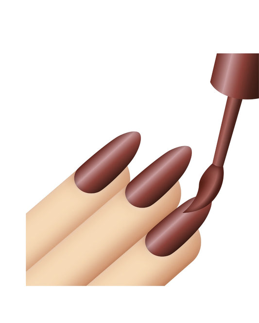 Caramel Bar Nail Polish – Warm Brown Shade, Long-Lasting, Non-Peel-Off Finish | Elora Paris