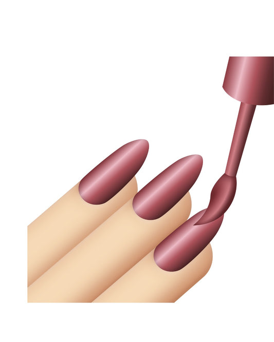 Passion Cherry Nail Polish – Deep Cherry Red, Non-Peel-Off & Glossy Finish | Elora Paris