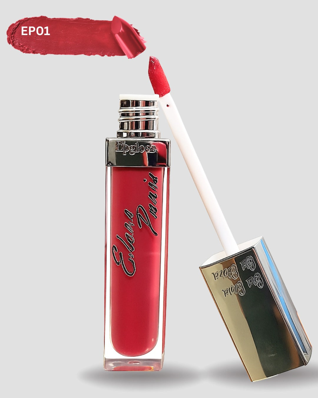 Cherry Bloom Lip Gloss – Light Red Glossy Shine, Hydrating & Non-Sticky | Elora Paris