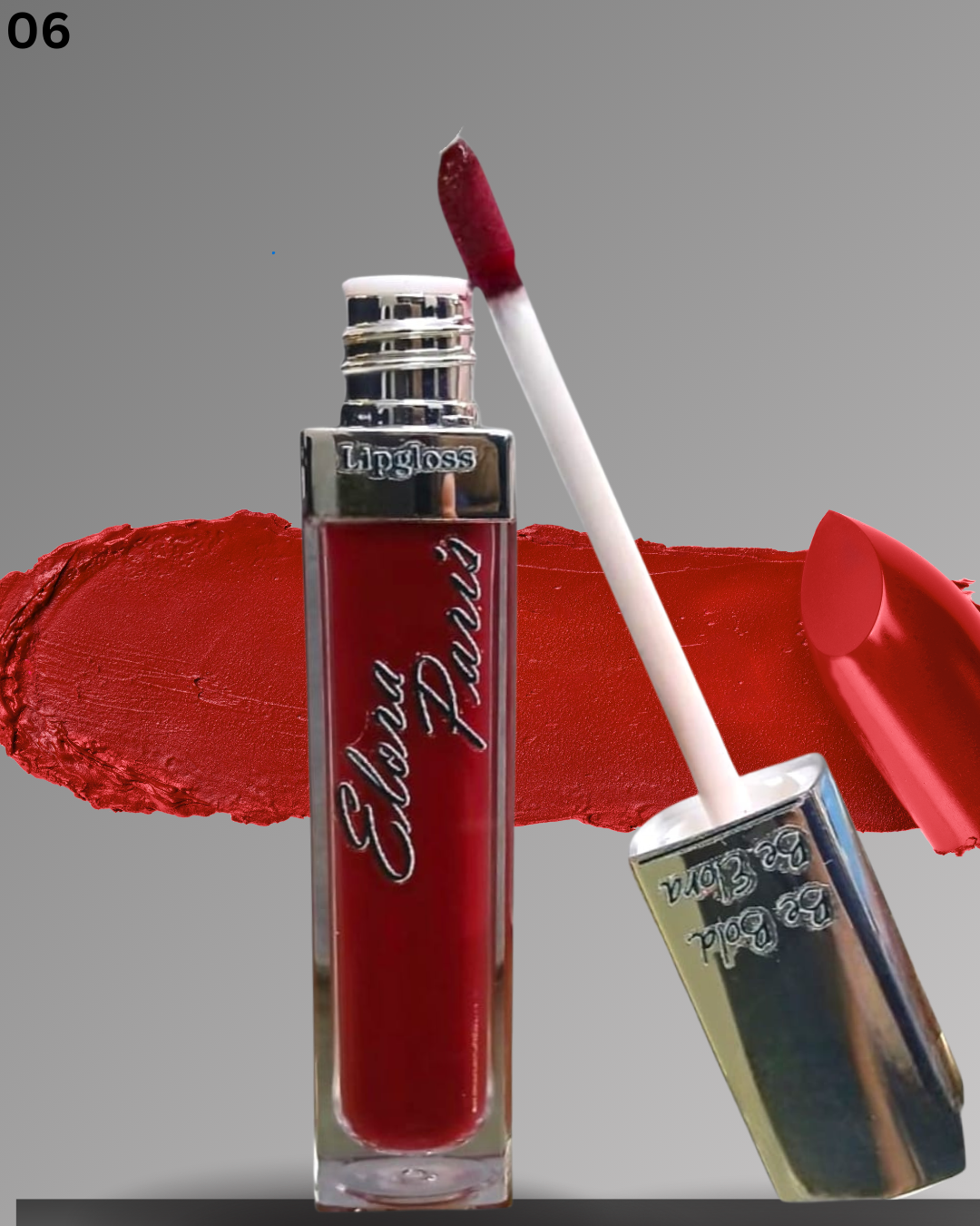 Crimson Desire Lip Gloss – Deep Mahroon Shine with Long-Lasting, Non-Sticky Formula | Elora Paris