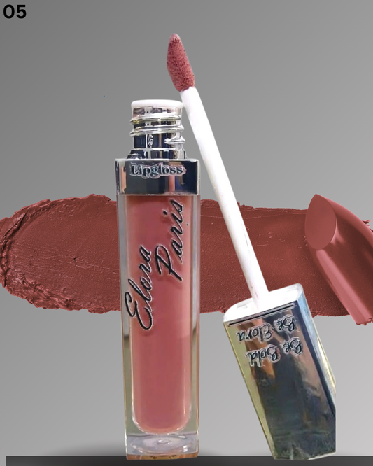 Caramel Kiss Lip Gloss – Warm Light Brown Shine with Smooth, Non-Sticky Finish | Elora Paris