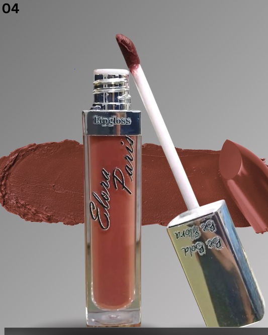 Honey Beige Lip Gloss – Nude Beige Shine, Hydrating & Non-Sticky | Elora Paris