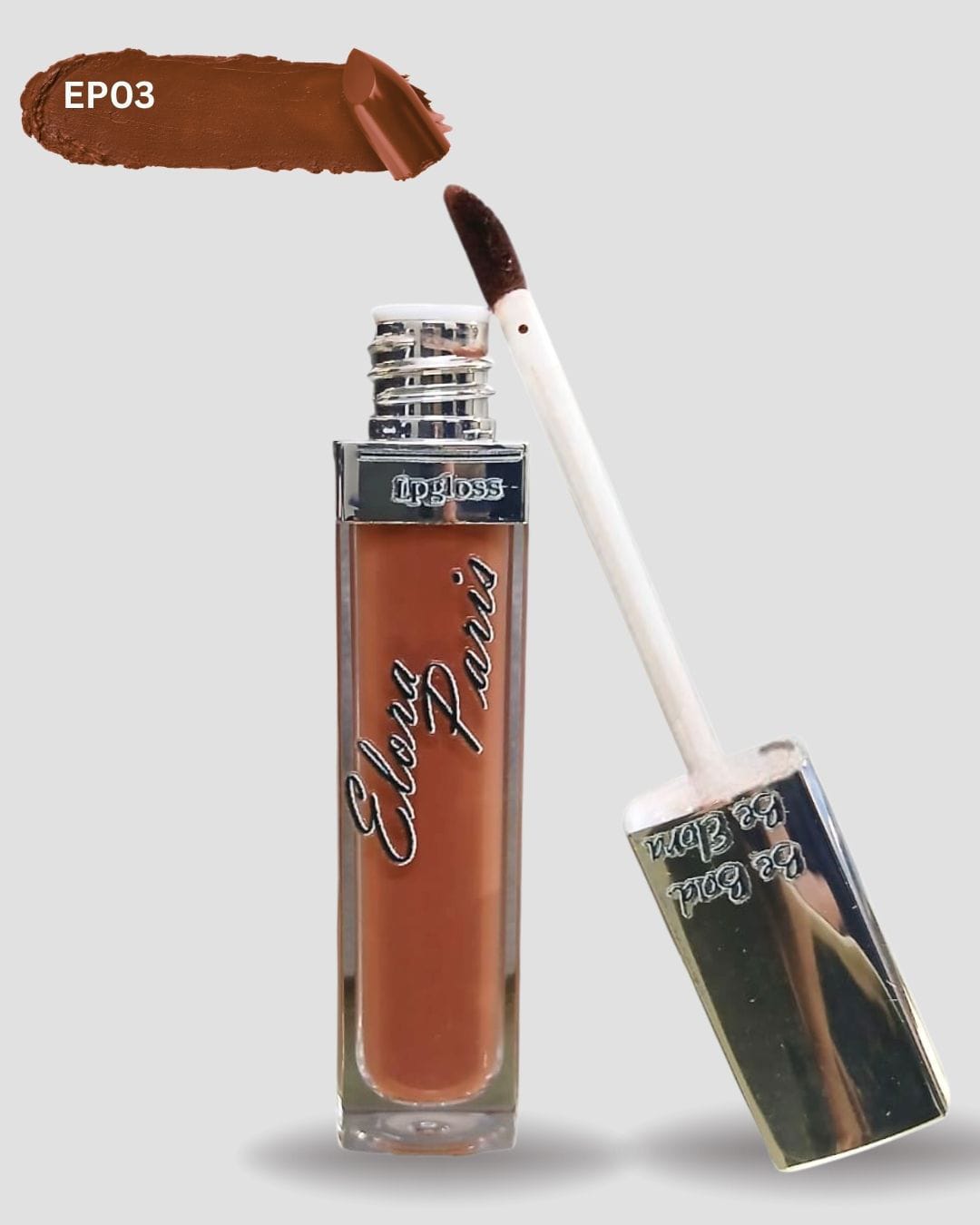 Cocoa Charm Lip Gloss – Deep Brown Gloss with Moisturizing, Non-Sticky Formula | Elora Paris
