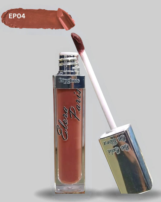 Honey Beige Lip Gloss – Nude Beige Shine, Hydrating & Non-Sticky | Elora Paris