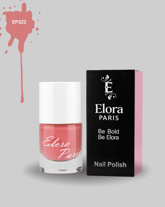 Pink Blossom Nail Polish – Soft Pink Shade, Glossy & Long-Lasting Non-Peel-Off | Elora Paris