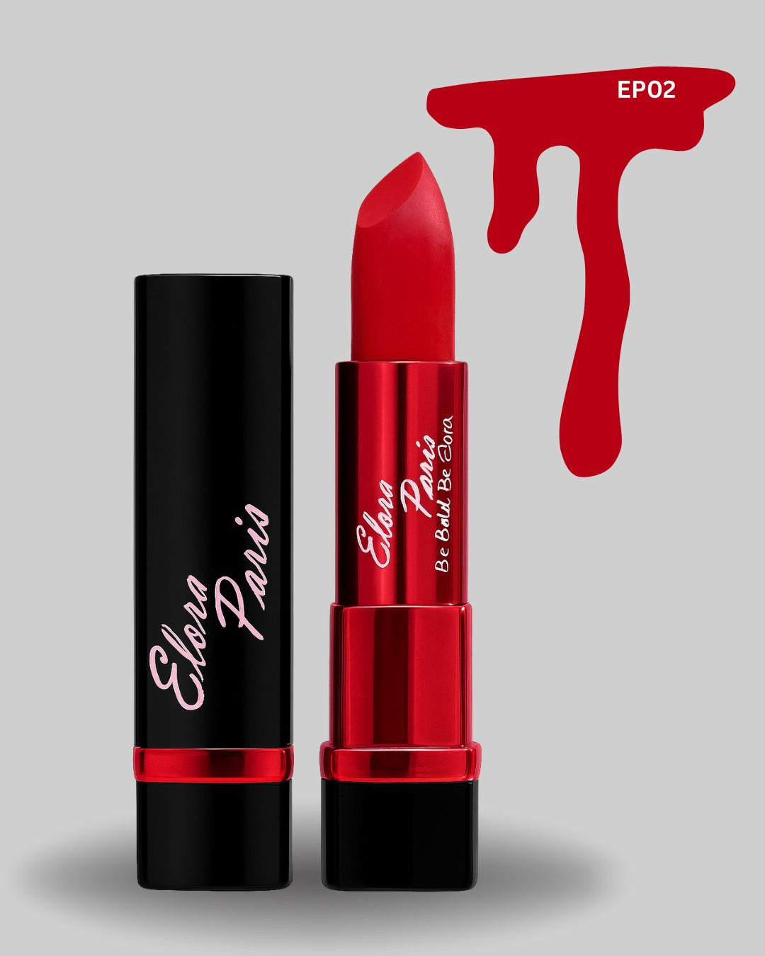 Scarlet Charm Matte Lipstick – Long-Lasting, Smudge-Proof Color