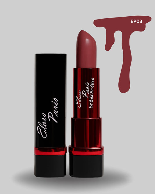 Warm Mahroon Glow Matte Lipstick – Long-Lasting, Smudge-Proof Color